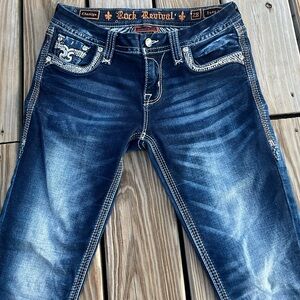 Crazy vintage rock revival jeans great condition!!